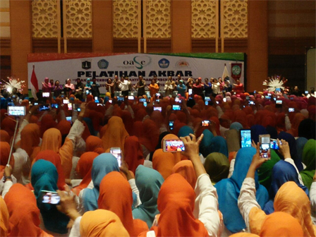 Presiden secara Resmi Tutup Pelatihan Akbar Guru PAUD DKI Jakarta